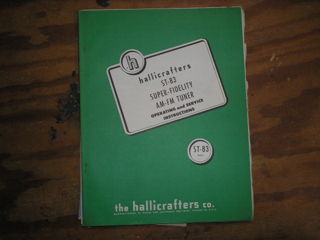 ST-83 Receiver Run-1
Operator Service Manual  
